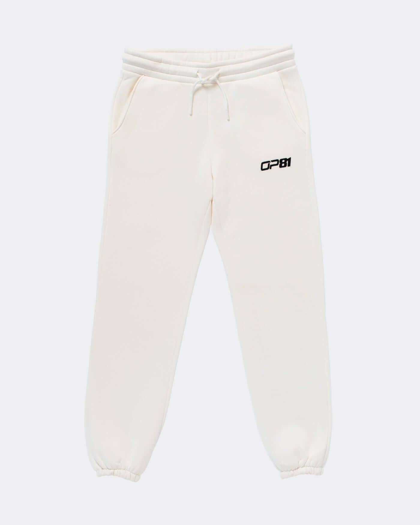 Signature Joggers - Off White featuring OP81 logo, perfect for comfort and casual style.