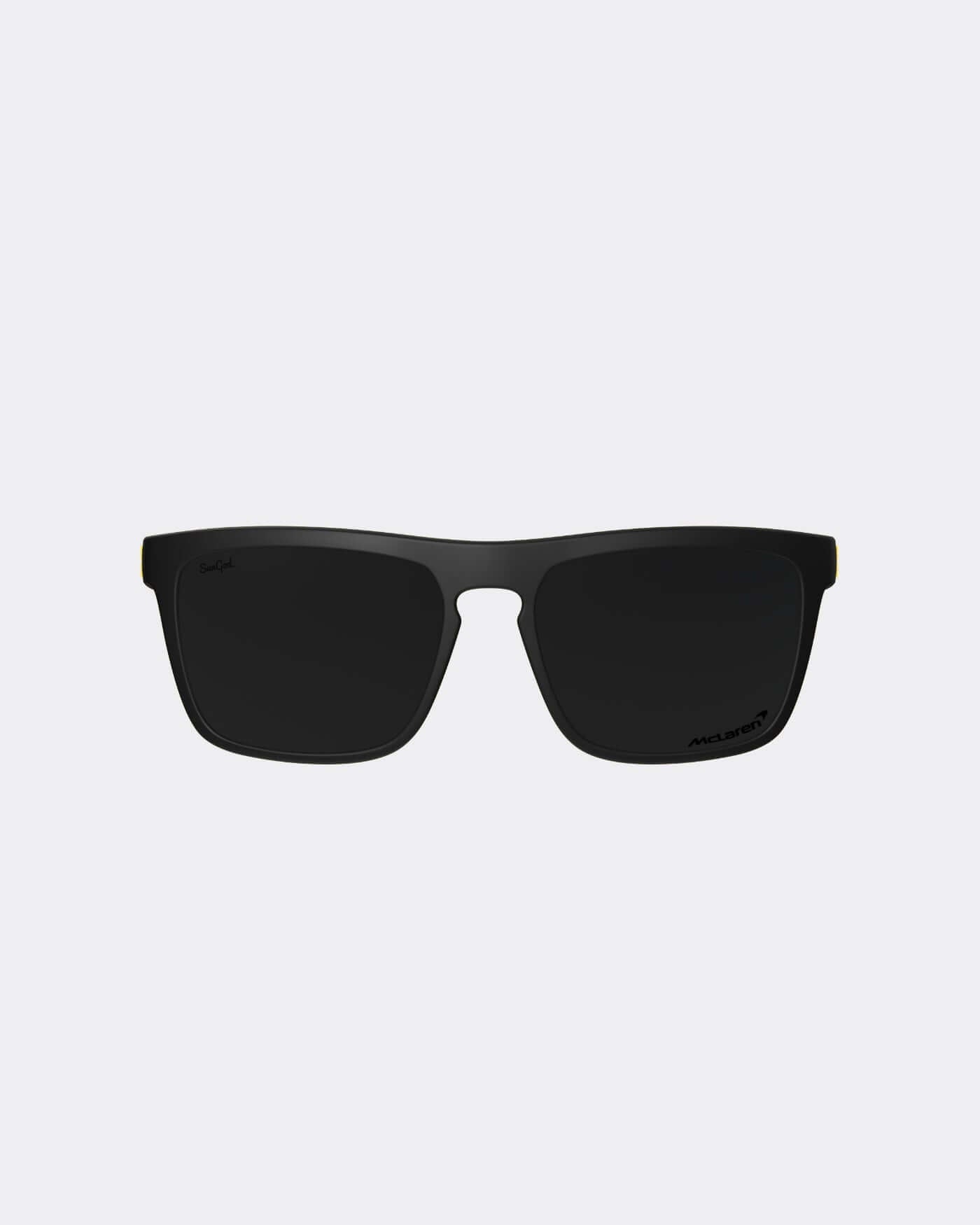 McLaren F1 Team Oscar Piastri SunGod Renegades sunglasses with 8KO® Smoke lenses and recycled Black frames.