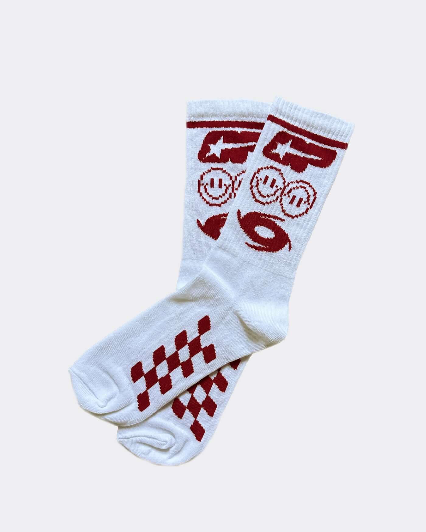 Origins Socks featuring retro graphics and everyday comfort, designed for a stylish all-season look.