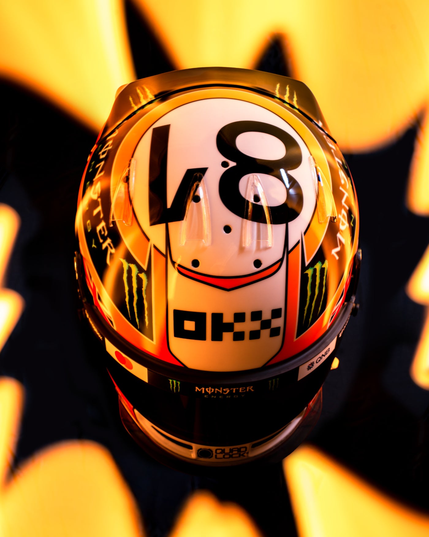 1:2 scale 2025 Monaco Helmet - Oscar Piastri
