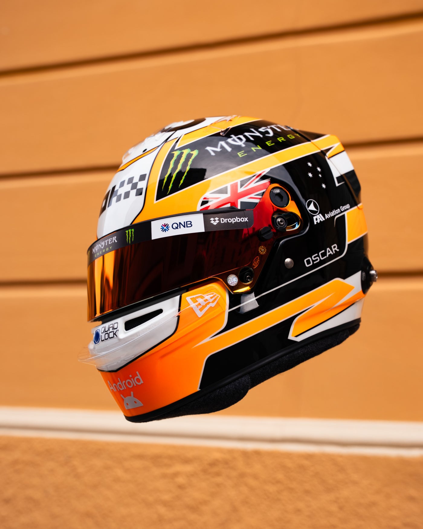 1:2 scale 2025 Monaco Helmet - Oscar Piastri