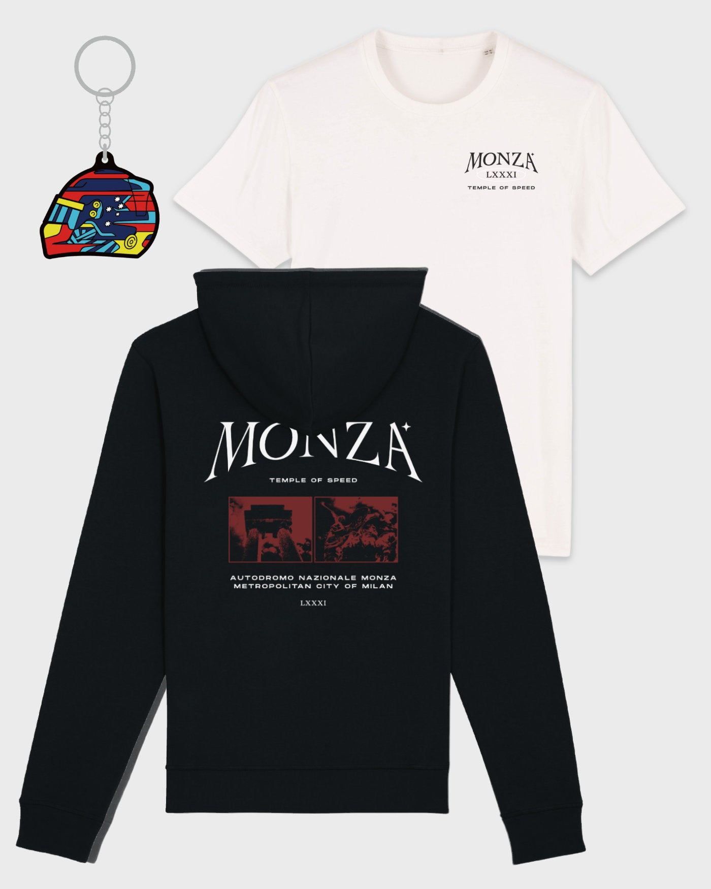 Monza T-Shirt + Hoodie bundle (worth $125)