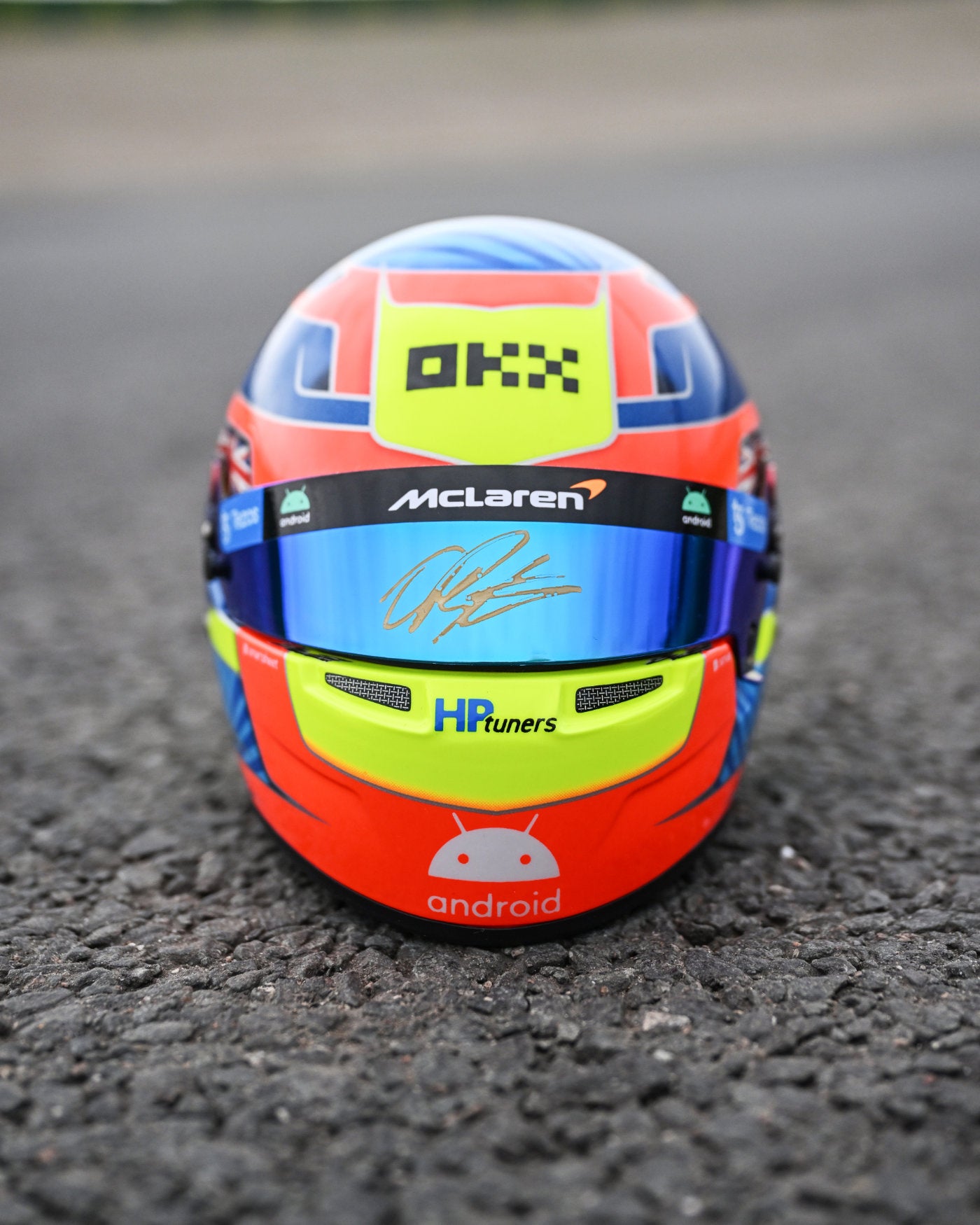 Limited Edition - signed Oscar Piastri 1:2 scale 2023 helmet