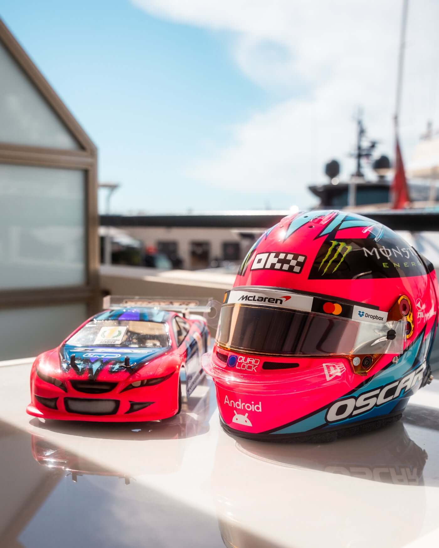 1:2 scale 2025 Las Vegas Helmet - Oscar Piastri