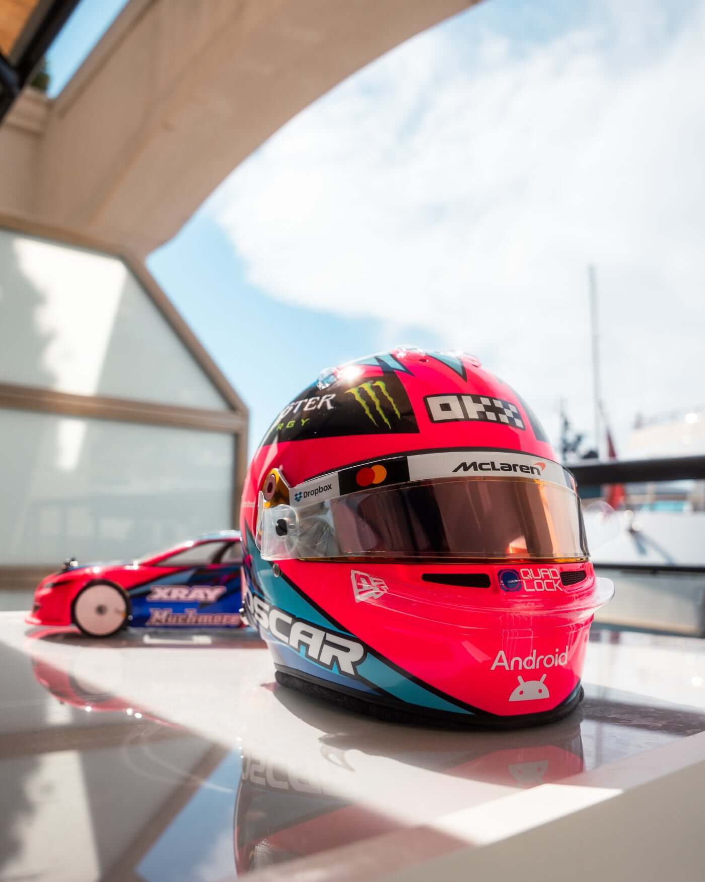 1:2 scale 2025 Las Vegas Helmet - Oscar Piastri